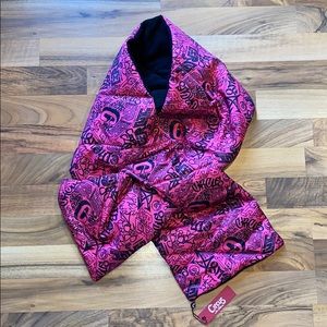 CIRCUS BY SAMEDELMAN graffiti quilted scarf Pink